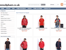 Tablet Screenshot of mrsoliphant.co.uk